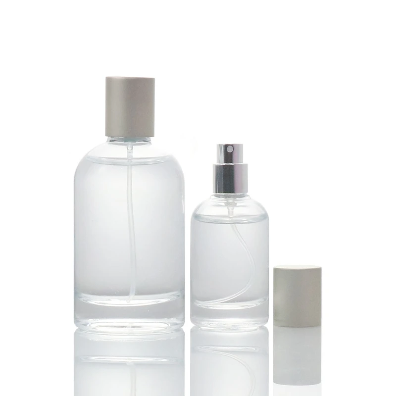 Empty Spray Bottle Glass Cosmetic Containers With Sprayer