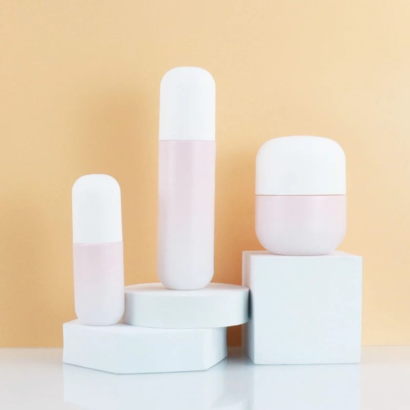 Wholesale Glass Skincare Set Glass Cream Jar Cosmetics Container