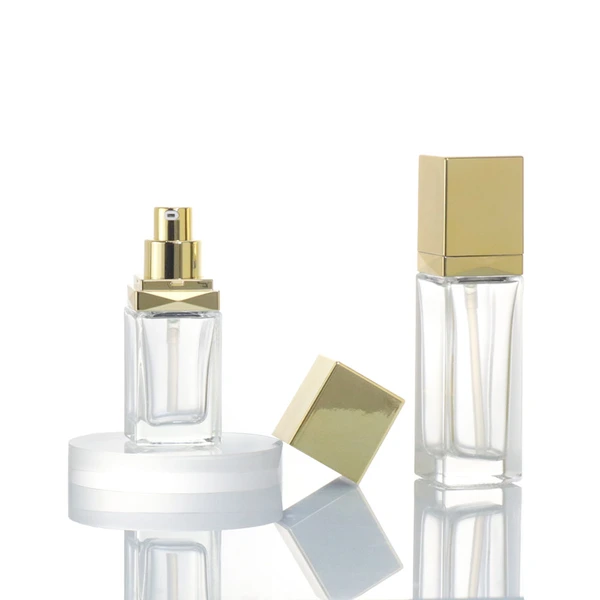 Luxury glass skincare packaging lotion bottle 30ml cosmetic bottle