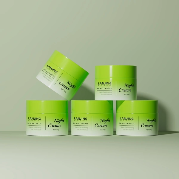 luxury glass skincare packaging lotion containers bamboo