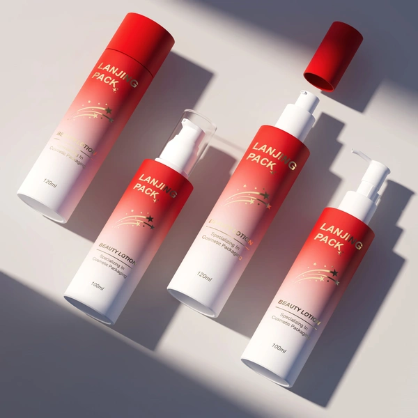 cosmetic glass bottle glass jar for skincare face cream lotion bottle