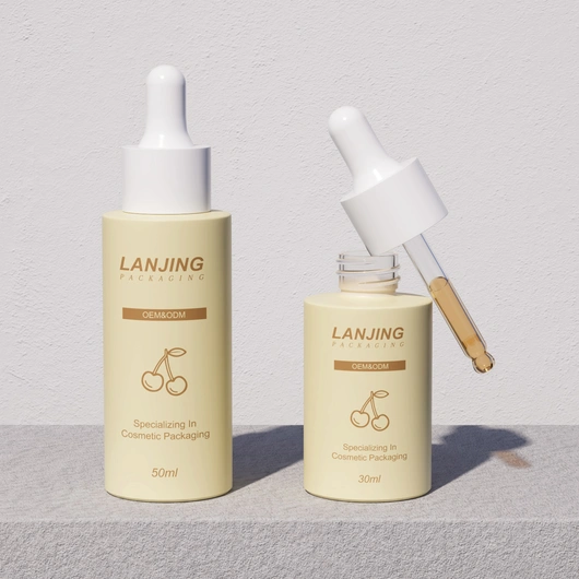  Eco Friendly Cosmetic Dropper Bottle Skincare Oil Liquid Packaging Skincare Serum Bottle