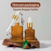 luxury glass skincare packaging