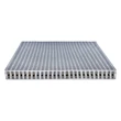 Hybrid high low pocket spring coil innerspring mattress