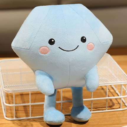 Cute Diamond Plush Toy Cartoon Gem Stuffed Doll Soft Kawaii Novelty Gift Plush Wholesale OEM | 25LH912