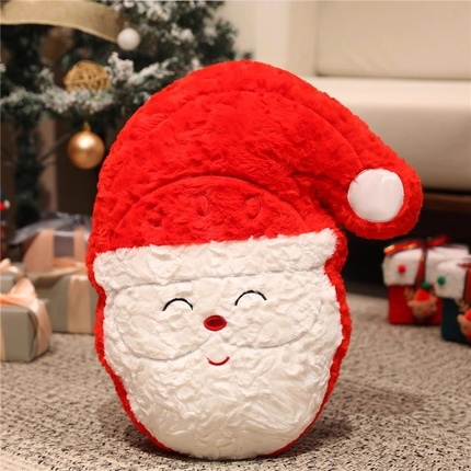 Christmas Plush Pillow Santa Reindeer Tree Candy Cushion Soft Holiday Decorative Throw Pillow Wholesale OEM | 25LH1004