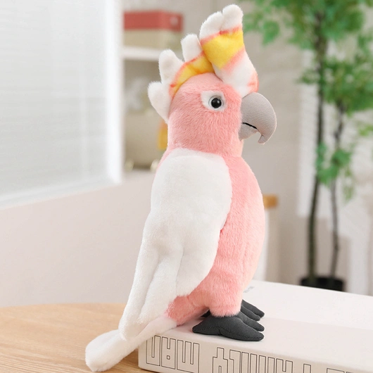 Realistic Parrot Plush Toy | Soft Tropical Bird Stuffed Animal Doll for Kids Gifts & Jungle Decor | 26LH505