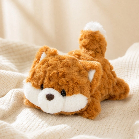Cute Lying Animal Plush Toy Collection | Soft Bunny, Fox, Cat, Bear & Chick Stuffed Animal Plushies for Kids, Gifts and Home Decor | 26LH601