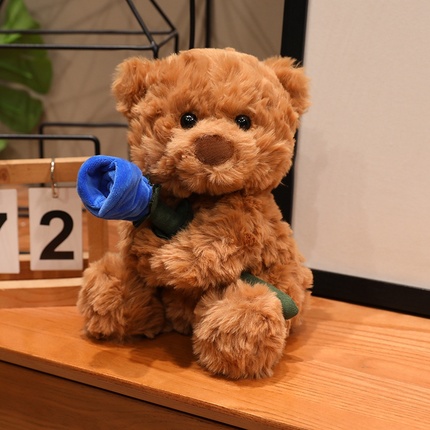 Custom Rose Teddy Bear Plush Toy Manufacturer | Gift Bear OEM Supplier | 26LH801