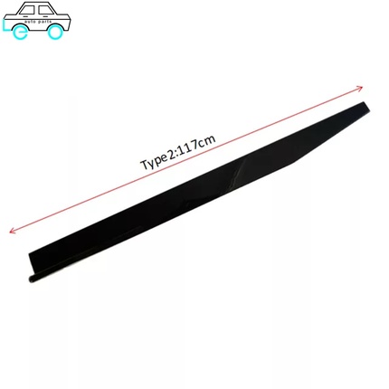Leo Auto Parts China Car Accessories Supplier Universal Side Skirt 45CM 75CM 85CM 106CM 117CM for all Sedans Car Hatchback 