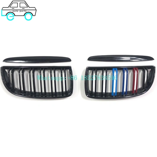 Leo Auto Parts Supply Factory Price Grilles For BMW 3 Sreies E90 2005-2007 Double Line tricolor/M colour