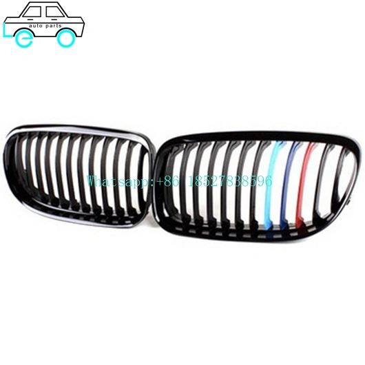 Leo Auto Parts Supply Factory Price Grilles For BMW 3 Sreies E90 2008-2011 Single Line tricolor/M colour
