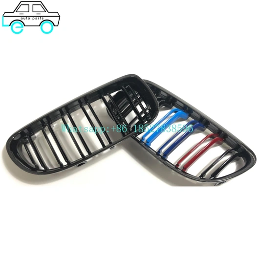 Leo Auto Parts Supply Factory Price Grilles For BMW 3 Sreies E90 2008-2011 Two-line water transfer three-color/WTP THREE COLOR