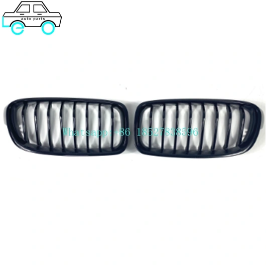 Leo Auto Parts Supply Factory Price Grilles For BMW 3 Sreies F30 12-19 Single line Gloss Black/Glossblack