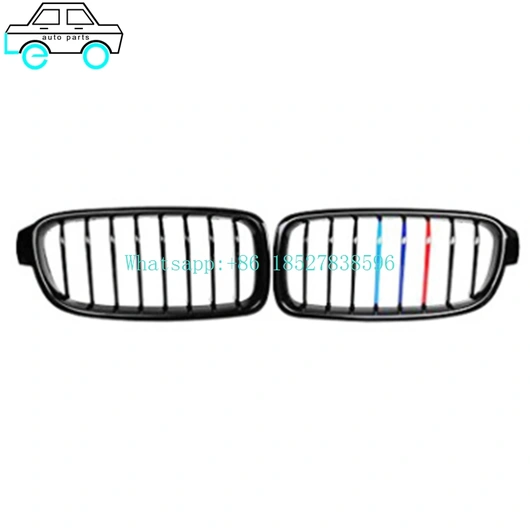 Leo Auto Parts Supply Factory Price Grilles For BMW 3 Sreies F30 12-19 Single line three colors/THREE COLOR