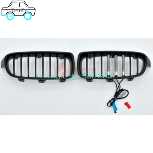 Leo Auto Parts Supply Factory Price Grilles For BMW 3 Sreies F30 12-19 LED MATTE BLACK