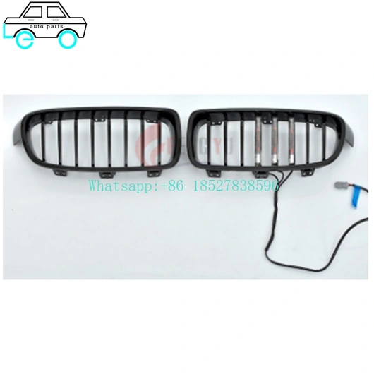 Leo Auto Parts Supply Factory Price Grilles For BMW 3 Sreies F30 12-19 LED MATTE BLACK