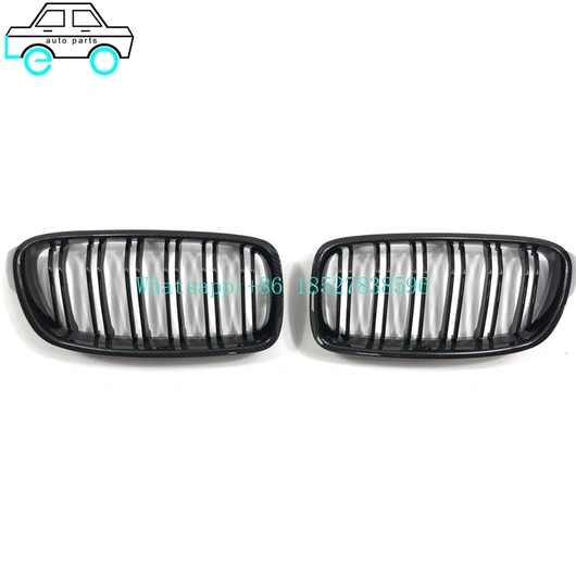 Leo Auto Parts Supply Factory Price Grilles For BMW 3 Sreies F30,F35 2012-IN Double line water transfer