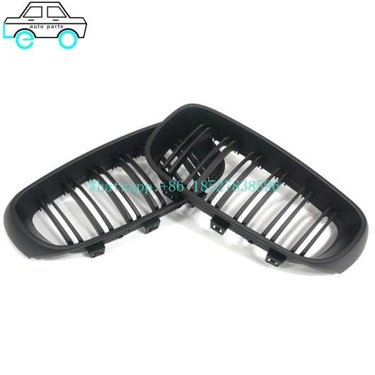 Leo Auto Parts Supply Factory Price Grilles For BMW 3 Sreies GT F34 2012-IN Double Line matt black/Matte black