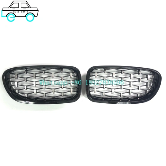 Leo Auto Parts Supply Factory Price Grilles For BMW 5 Series F10，F11，F18 2010-2017 Half silver gypsophila/BLACK&CHROME