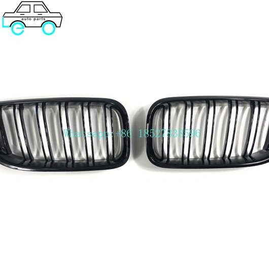 Leo Auto Parts Supply Factory Price Grilles For BMW 6 Series  F12/F06 12-16 Double line Gloss Black/GLOSS BLACK