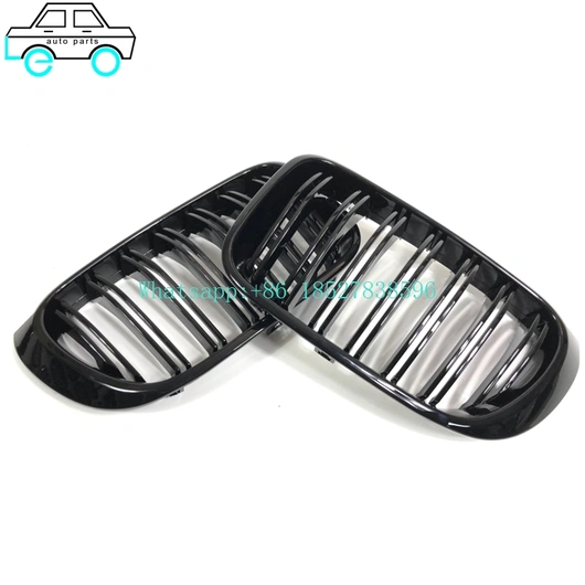 Leo Auto Parts Supply Factory Price Grilles For BMW X3/X4 Series F25 14-18 Double line Gloss Black/GLOSS BLACK