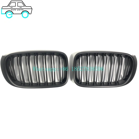 Leo Auto Parts Supply Factory Price Grilles For BMW X3/X4 Series F25 14-18 Double line matte black/MATTE BLACK