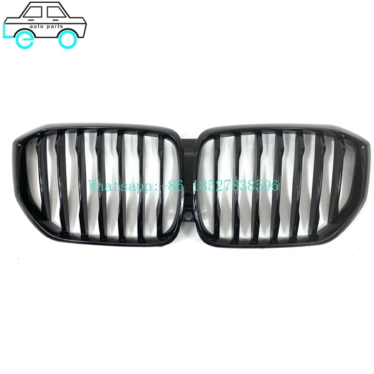 Front Grilles For BMW X5 Series G05 20+ Single line Gloss Black Matt Black 