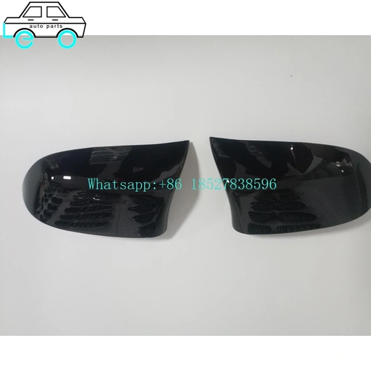 Car Modification Parts Rearview Mirror Cover For BMW F15 15-18 GLOSS BLACK/Carbon Fiber Color 