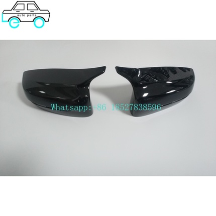 Car Modification Parts Rearview Mirror Cover For BMW G20 19- GLOSS BLACK/Carbon Fiber Color 