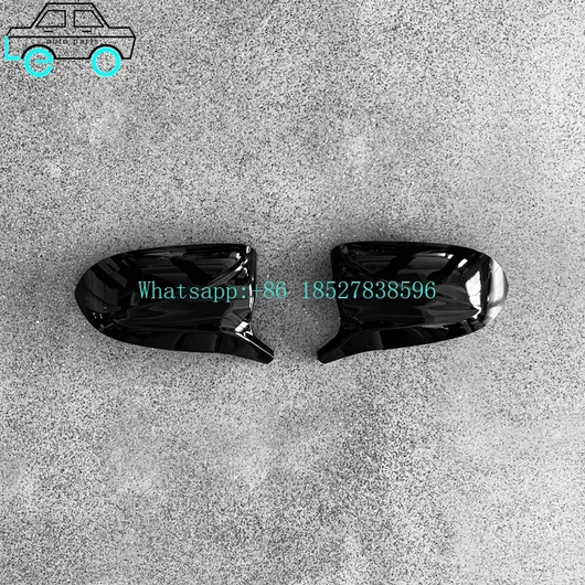 Car Modification Parts Rearview Mirror Cover For BMW F30 2012-2018 GLOSS BLACK/Carbon Fiber Color 