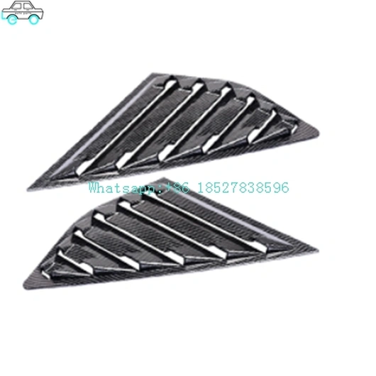 Window Shutter Window Louver For 12-18 Focus Window Visor B Matt Black/Gloss Black/Carbon Fiber Look 