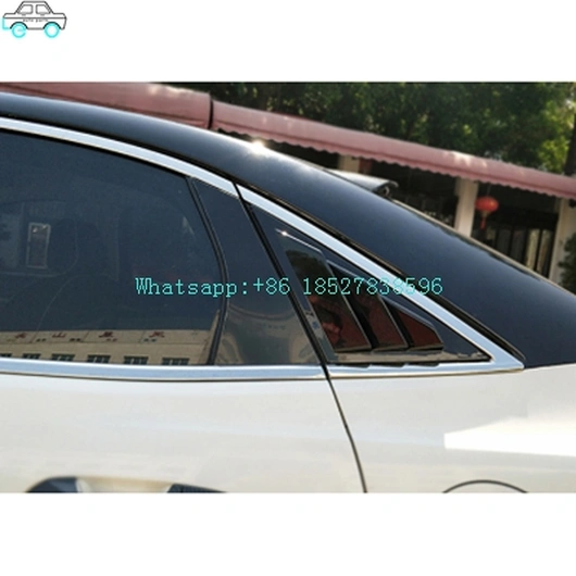 Window Shutter Window Louver For 15-19 Ford Focus Shutters Matt Black/Gloss Black/Carbon Fiber Look 