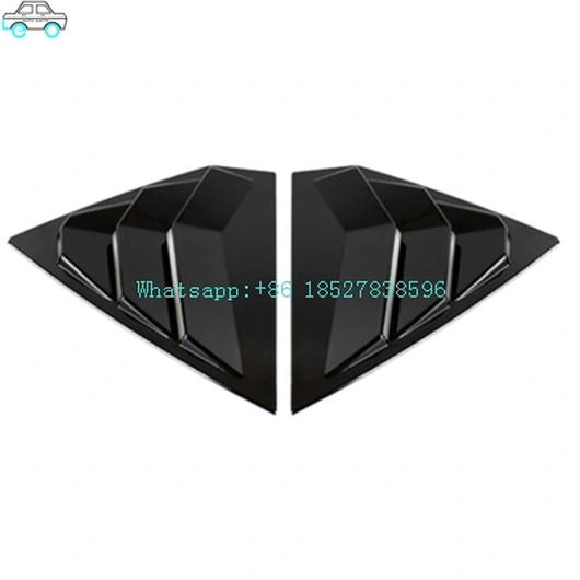 Window Shutter Window Louver For 20 Atez Window Visor Matt Black/Gloss Black/Carbon Fiber Look 