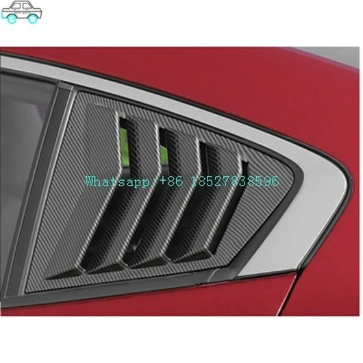 Window Shutter Window Louver For 20 Axela Window Visor Matt Black/Gloss Black/Carbon Fiber Look 