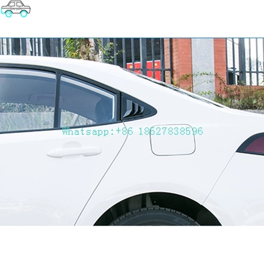 Window Shutter Window Louver For 19 Ralink Corolla Window Visor Matt Black/Gloss Black/Carbon Fiber Look 