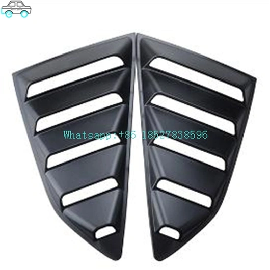 Window Shutter Window Louver For Camaro shutters Matt Black/Gloss Black/Carbon Fiber Look 