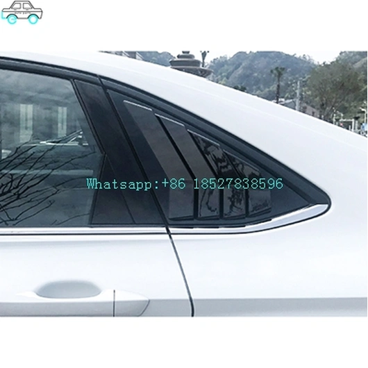 Window Shutter Window Louver For 19 - Sagitar Window Visor Matt Black/Gloss Black/Carbon Fiber Look 