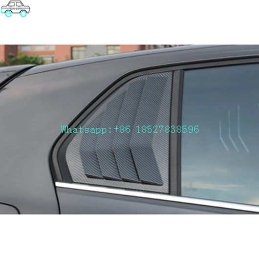 Window Shutter Window Louver For Golf 8 Window Visor Black A Matt Black/Gloss Black/Carbon Fiber Look 