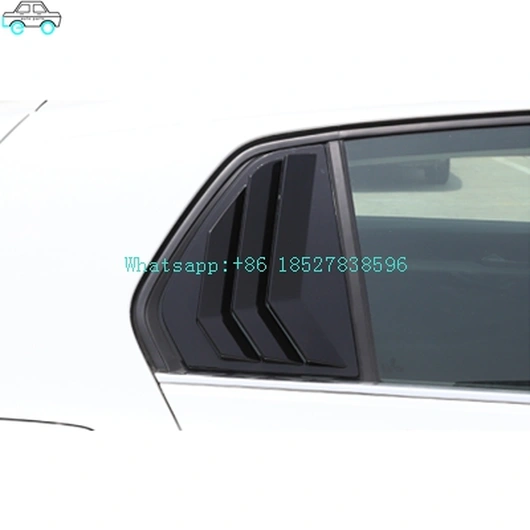 Window Shutter Window Louver For Golf 8 Window Visor Black Type B Matt Black/Gloss Black/Carbon Fiber Look 