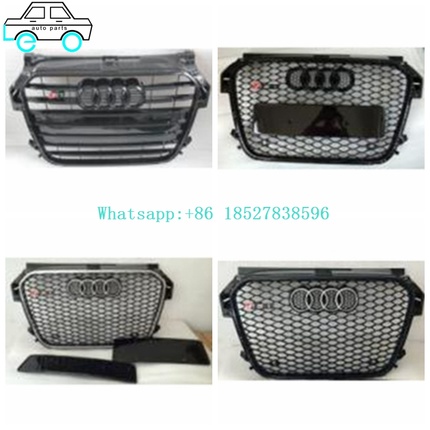 Front Bumper Grilles Middle Grills For Audi 2013-2015 A1 upgrade RS1 Grilles