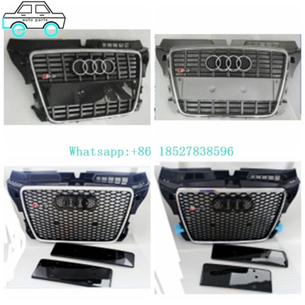 Front Bumper Grilles Middle Grills For Audi S3 Grilles (09-13)