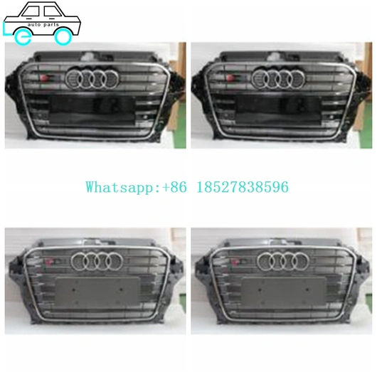 Front Bumper Grilles Middle Grills For Audi S3 14-16 models