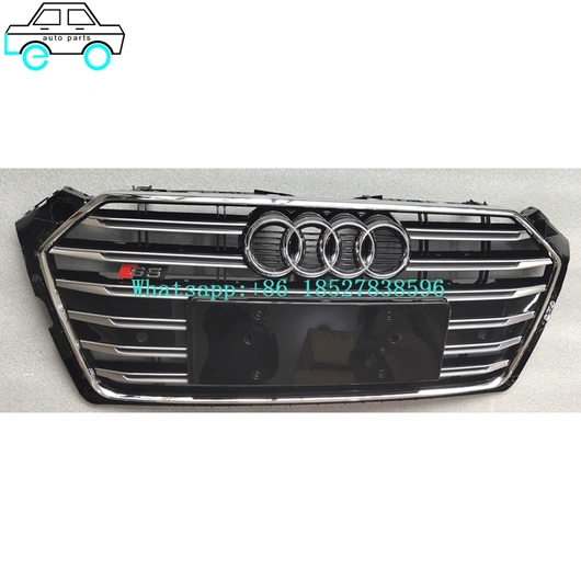 Front Bumper Grilles Middle Grills For Audi 17S5