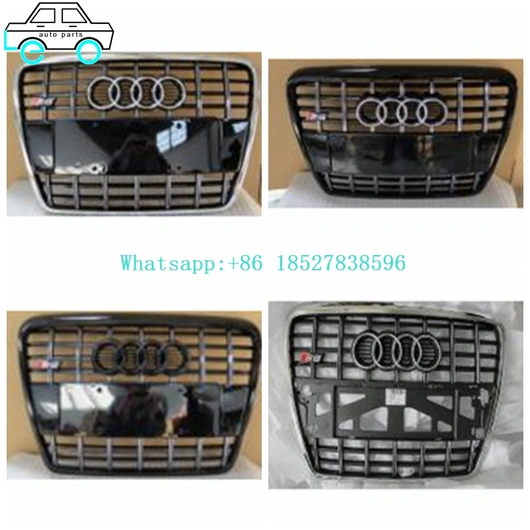 Front Bumper Grilles Middle Grills For Audi C6S6 (2005-2012)