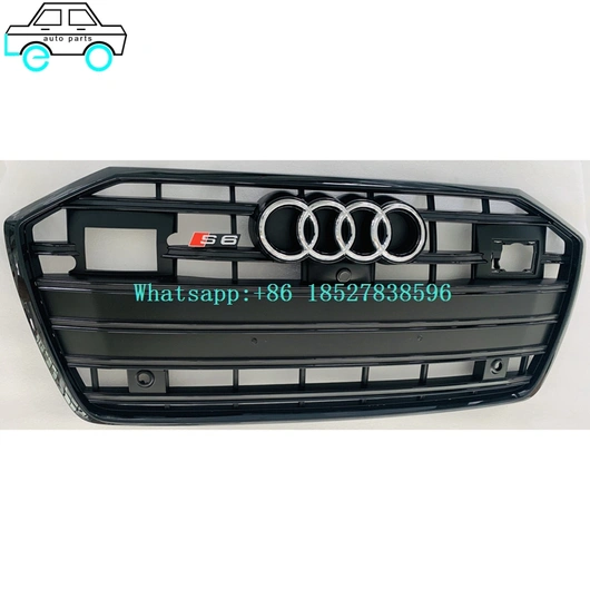 Front Bumper Grilles Middle Grills For Audi 19S6