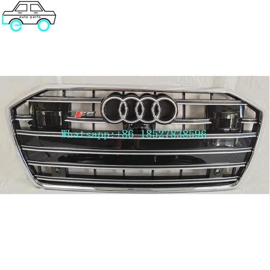 Front Bumper Grilles Middle Grills For Audi 19S6