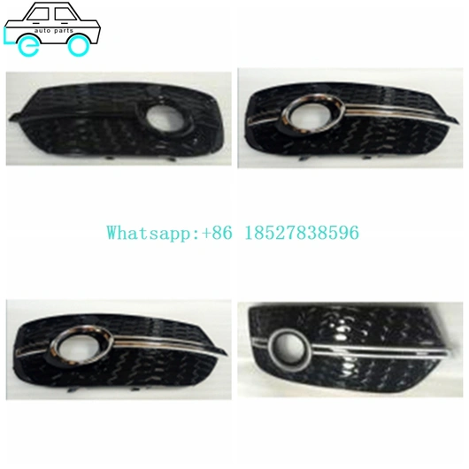 Front Bumper Grilles Middle Grills For Audi RSQ3 fog light frame (2013-2015)