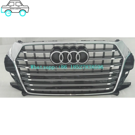Front Bumper Grilles Middle Grills For Audi 2016-2018SQ3