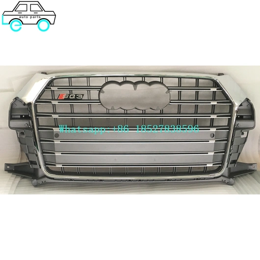 Front Bumper Grilles Middle Grills For Audi 2016-2018SQ3